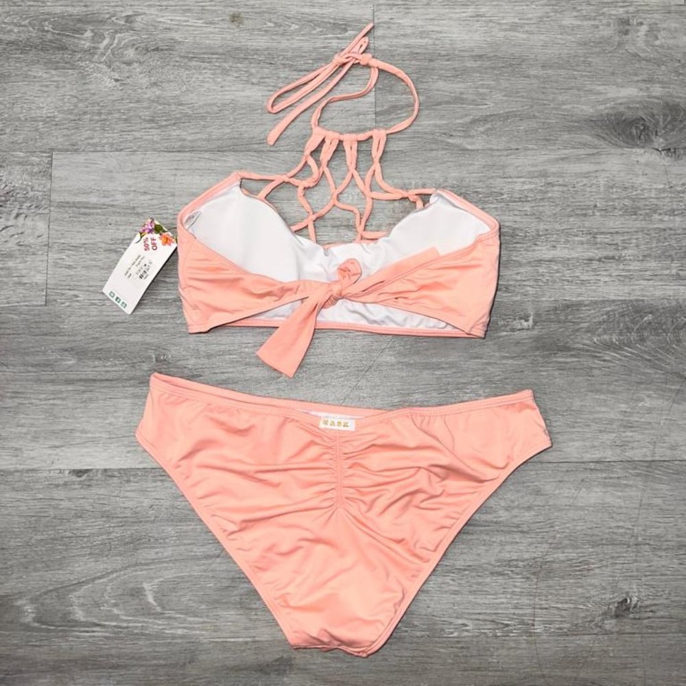 Sabz English Rose Macrame Bikini Bottom